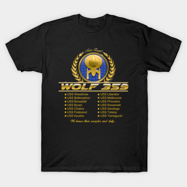 Wolf 359 Star Trek T Shirt Teepublic 